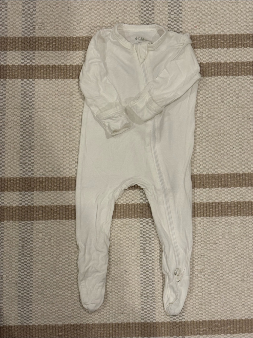 Kyte Baby Zippered Footie in Cloud